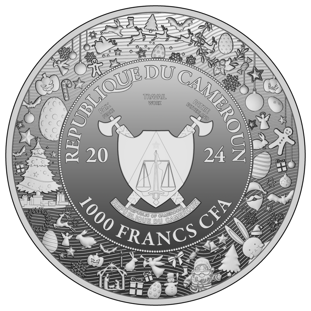 Thanksgiving - Precious Family Moments series - Cameroon 1oz silver coin