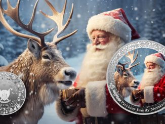 Christmas - Precious Family Moments series - Cameroon 1oz silver coin