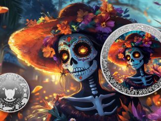 Women with Hat - Dia De Los Muertos series - Cameroon 1oz silver coin