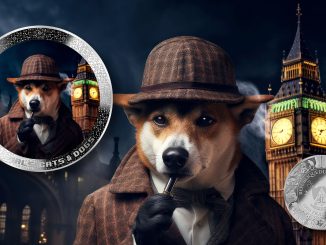 Detective Dog - AI•NIMALS series - Cameroon 1oz silver coin