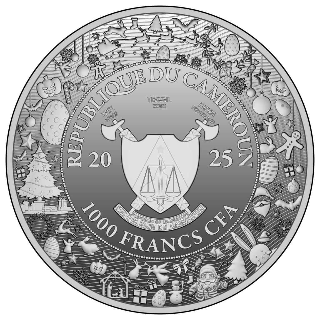 New Year's Eve - Precious Family Moments series - Cameroon 1oz silver coin