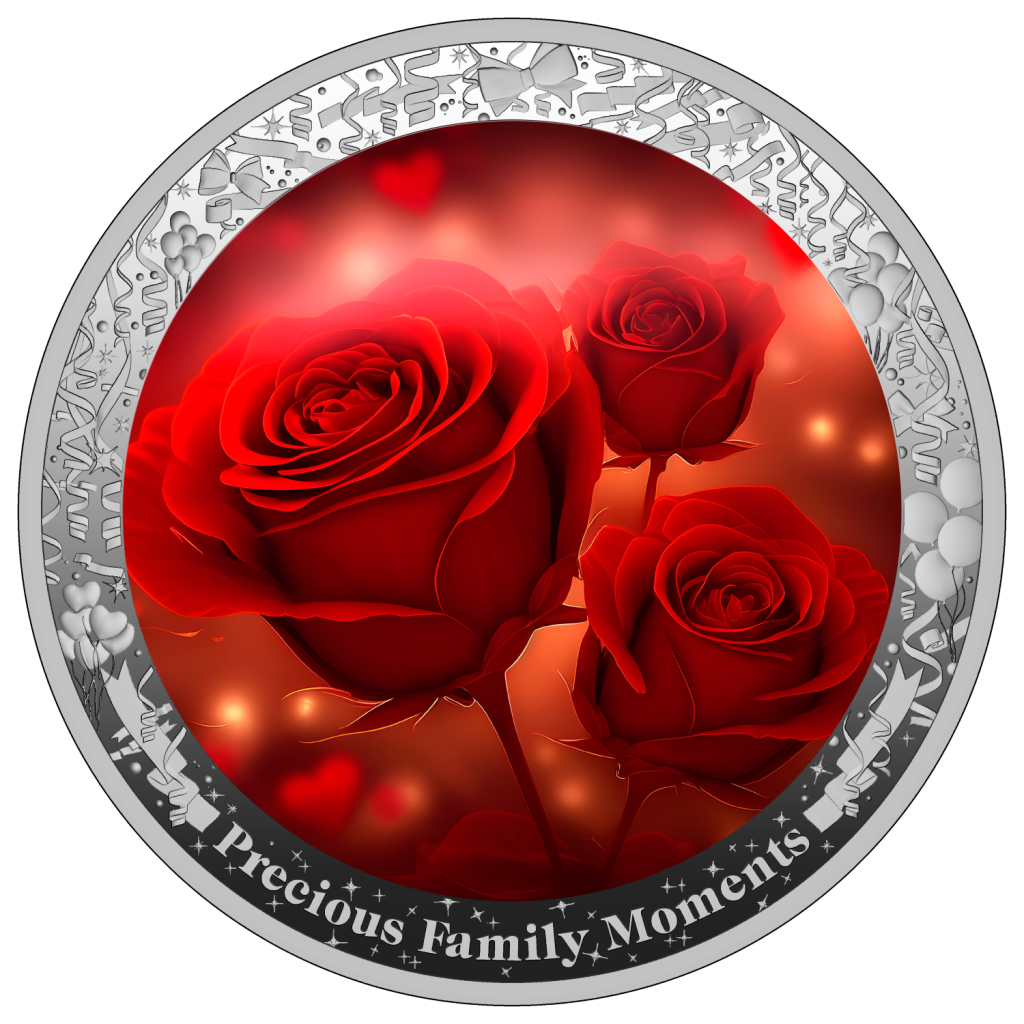 A Special Gift for You - Precious Family Moments series - Cameroon 1oz silver coin