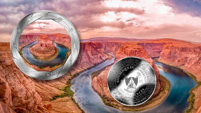 Horseshoe Bend - Journey of a Lifetime series / Cameroon 1oz pure silver coin 2025