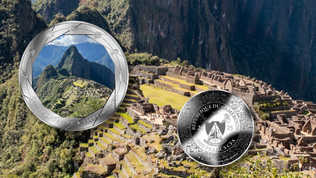 Machu Picchu - Journey of a Lifetime series / Cameroon 1oz pure silver coin 2025