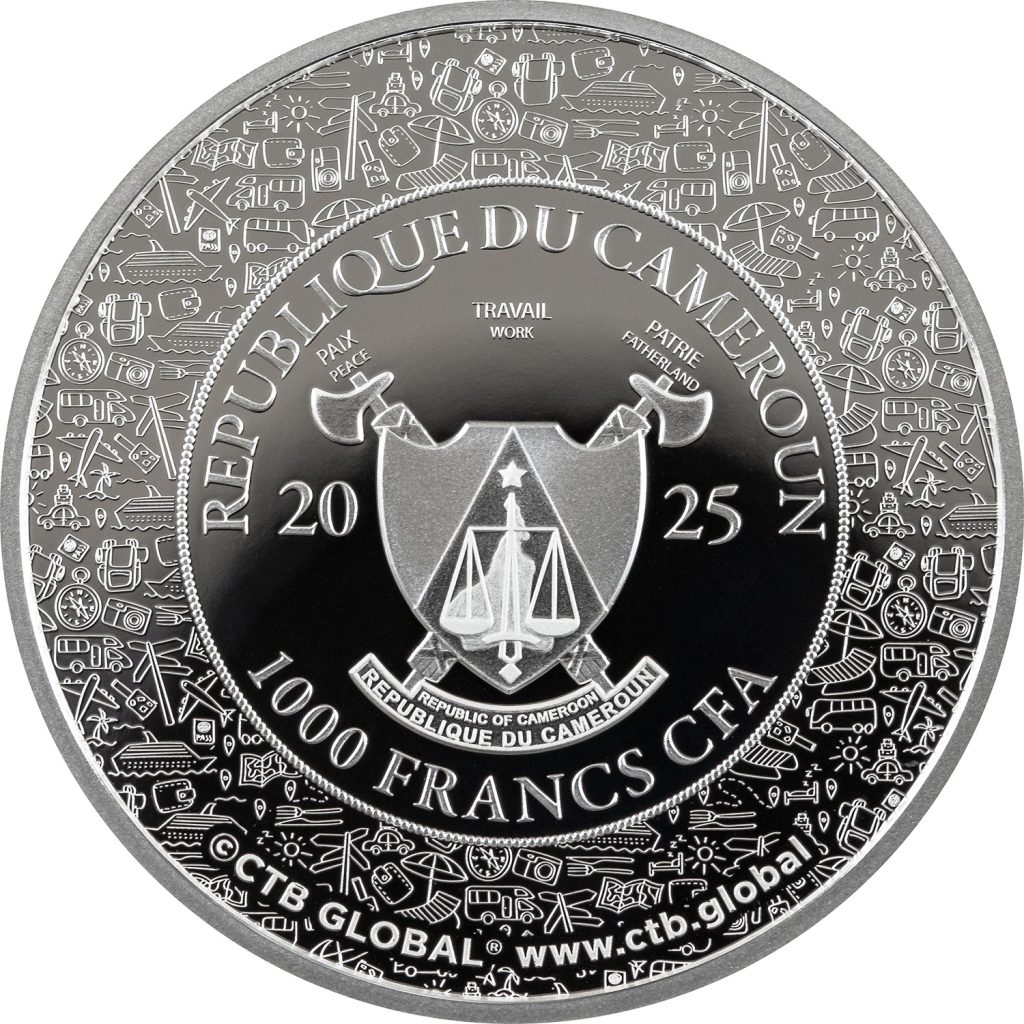 Machu Picchu - Journey of a Lifetime series / Cameroon 1oz pure silver coin 2025