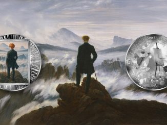 Wanderer Above the Sea of Fog - AI•NIME Art series coin collection - Cameroon 1/2oz pure silver coin
