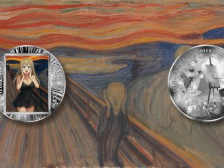 The Scream - AI•NIME Art series coin collection - Cameroon 1/2oz pure silver coin