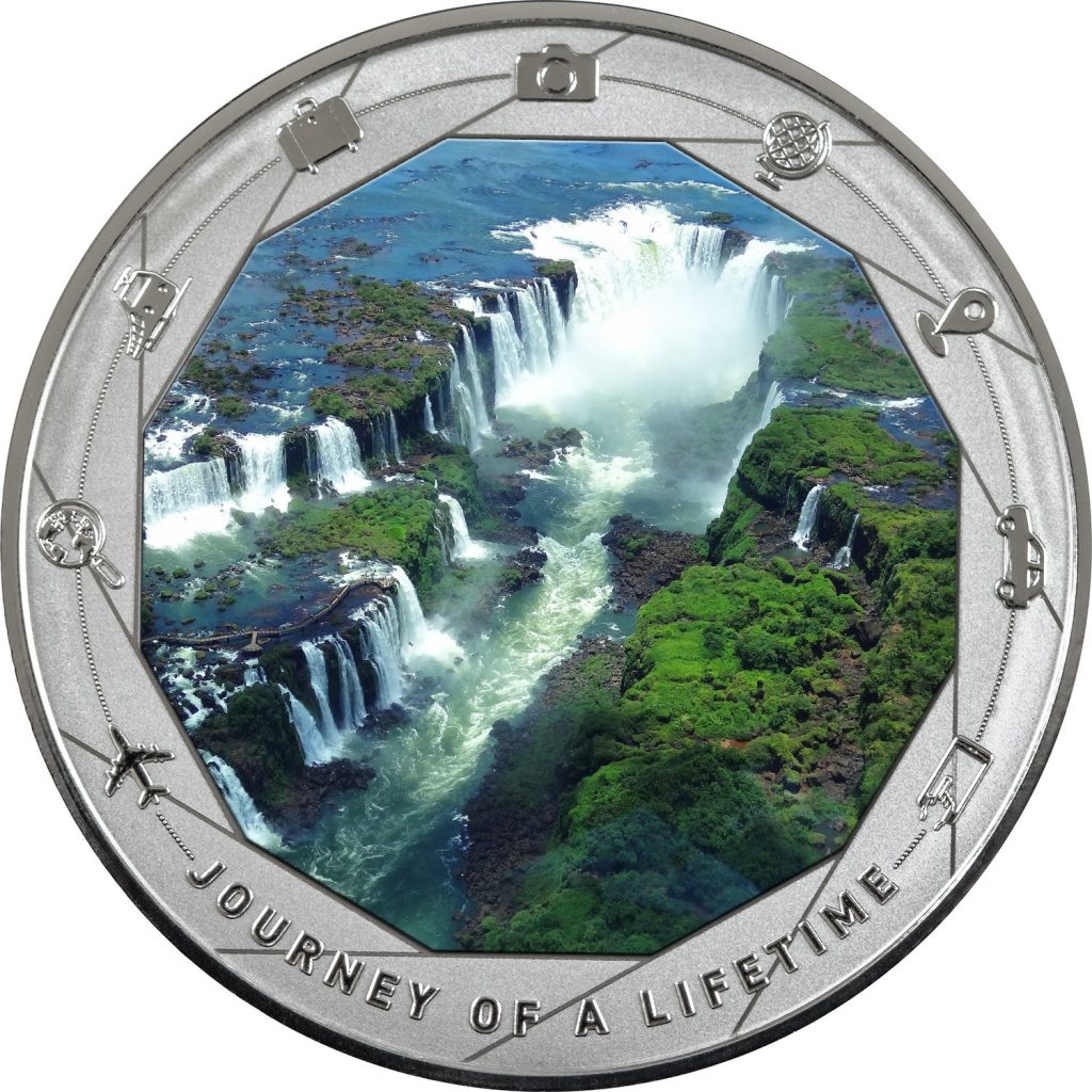 Iguazu Falls - Journey of a Lifetime series / Cameroon 1oz pure silver coin 2025