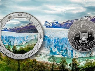 Perito Moreno Glacier - Journey of a Lifetime series / Cameroon 1oz pure silver coin 2025