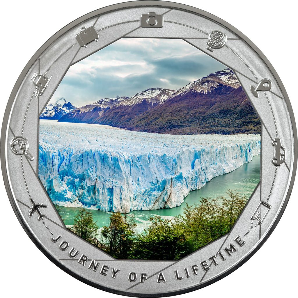 Perito Moreno Glacier - Journey of a Lifetime series / Cameroon 1oz pure silver coin 2025