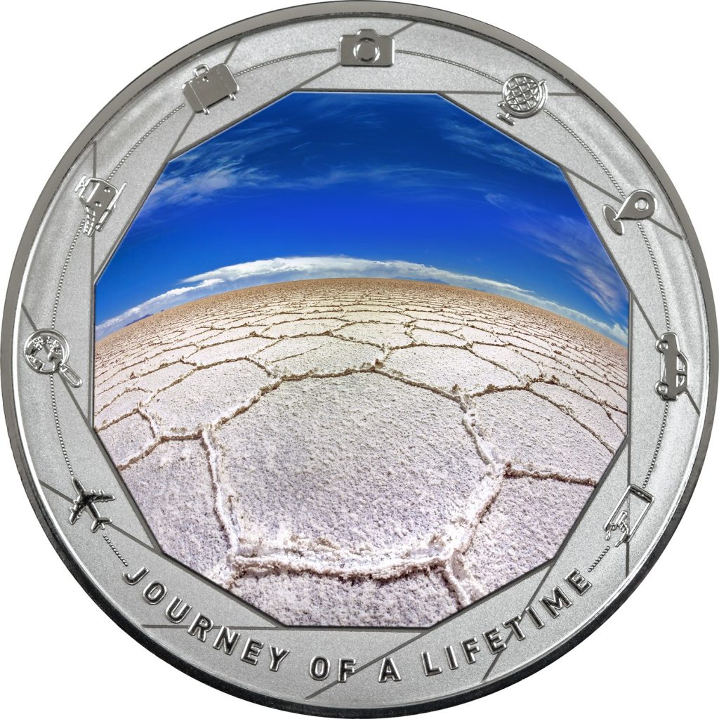 Salar de Uyuni - Journey of a Lifetime series / Cameroon 1oz pure silver coin 2025