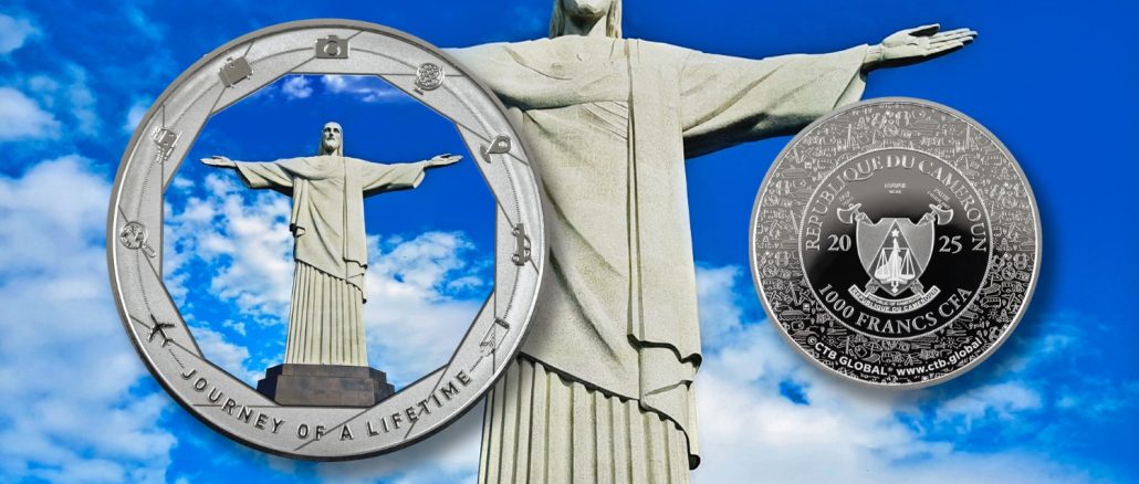 Christ the Redeemer - Journey of a Lifetime series / Cameroon 1oz pure silver coin 2025