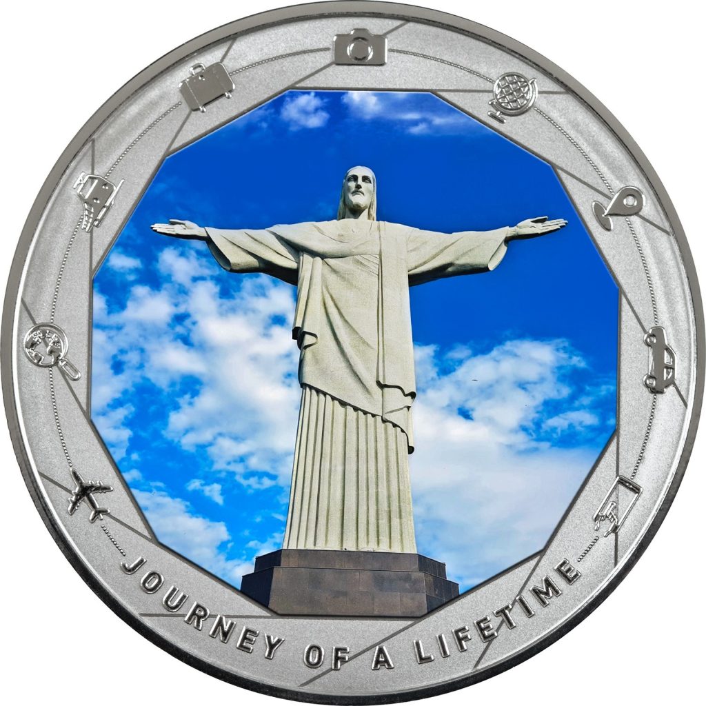 Christ the Redeemer - Journey of a Lifetime series / Cameroon 1oz pure silver coin 2025