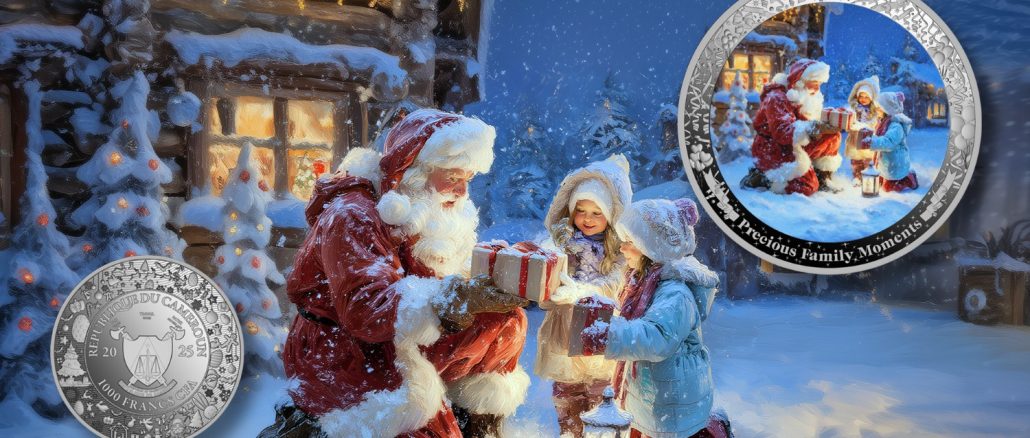 Christmas 2025 - Precious Family Moments series - Cameroon 1oz silver coin 2025