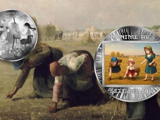 The Gleaners – Jean-François Millet - AI•NIME Art series coin collection - Cameroon 1/2oz pure silver coin