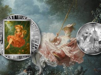 The Swing – Jean-Honoré Fragonard - AI•NIME Art series coin collection - Cameroon 1/2oz pure silver coin