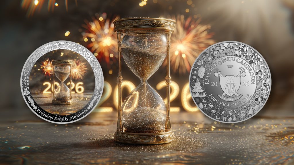 New Year's Eve 2026 - Precious Family Moments series - Cameroon 1oz silver coin 2026