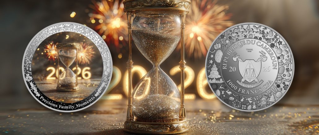 New Year's Eve 2026 - Precious Family Moments series - Cameroon 1oz silver coin 2026