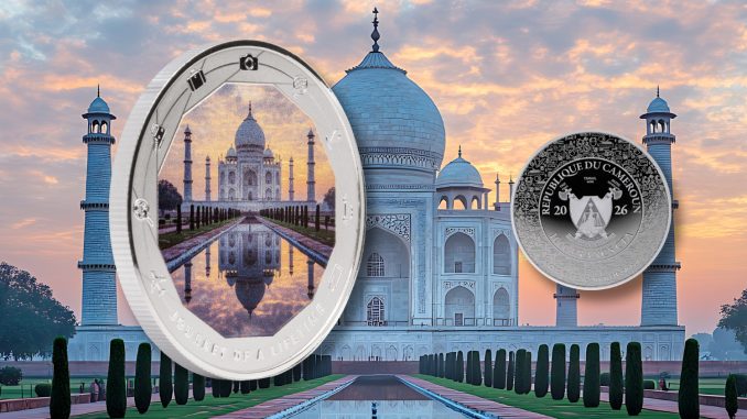 Taj Mahal - Journey of a Lifetime series / Cameroon 1oz pure silver coin 2026