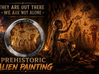 Prehistoric Alien Painting - We are not alone, they are out there series - 2026 Cameroon 1oz silver coin