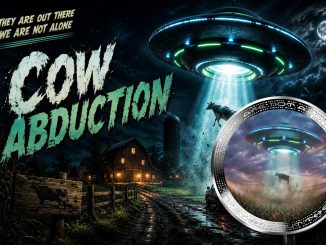 Cow Abduction - We are not alone, they are out there series - 2026 Cameroon 1oz silver coin
