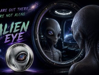 Alien Eye - We are not alone, they are out there series - 2026 Cameroon 1oz silver coin