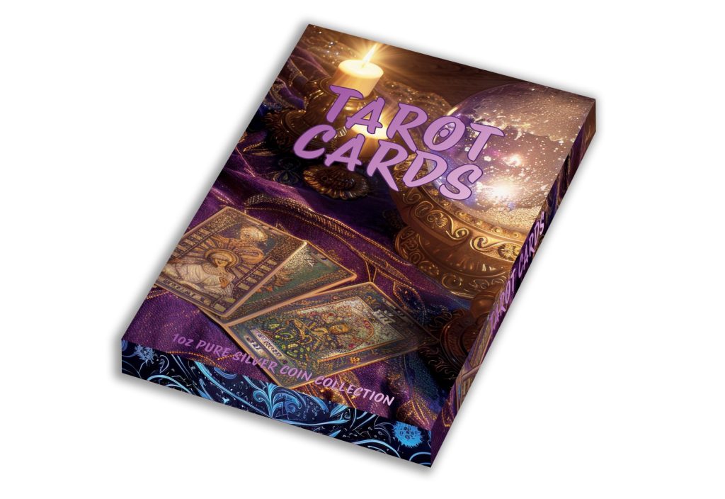 The Lovers VI Tarot Card Series BLIND CHASE BOX - Cameroon 1oz pure silver PROOF coin