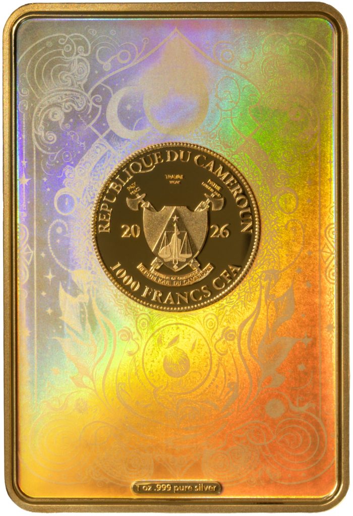 The Magician I Tarot Card Series BLIND CHASE BOX - Cameroon 1oz pure silver PROOF coin