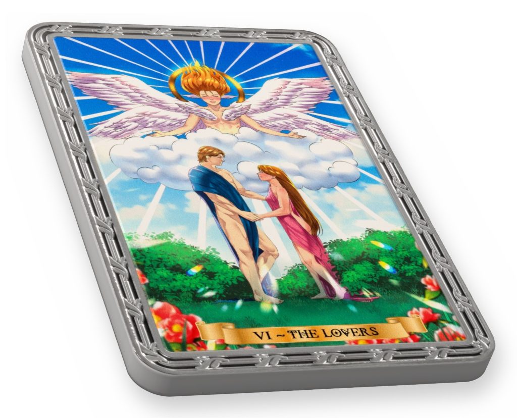 The Lovers VI Tarot Card Series BLIND CHASE BOX - Cameroon 1oz pure silver PROOF coin