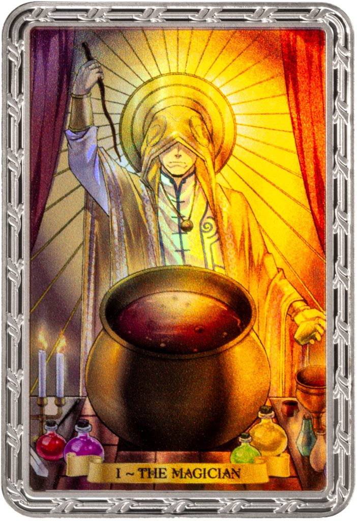 The Magician I Tarot Card Series BLIND CHASE BOX - Cameroon 1oz pure silver PROOF coin