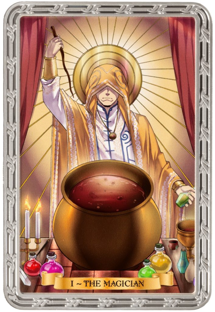 The Magician I Tarot Card Series BLIND CHASE BOX - Cameroon 1oz pure silver PROOF coin