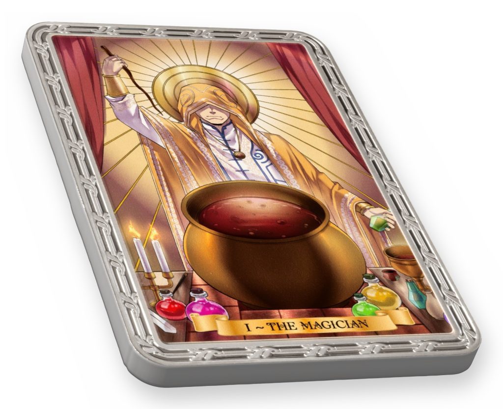 The Magician I Tarot Card Series BLIND CHASE BOX - Cameroon 1oz pure silver PROOF coin