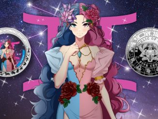 Gemini - Anime Zodiac Series series coin collection - Ghana 1oz pure silver coin