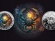 Cancer - Space Zodiac Series series coin collection - Ghana 1oz pure silver coin