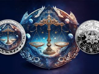 Libra - Space Zodiac Series series coin collection - Ghana 1oz pure silver coin
