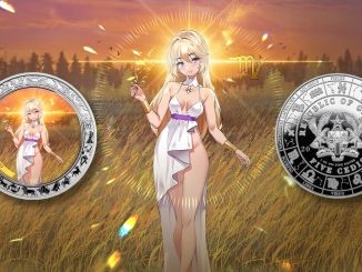 Virgo - Anime Zodiac Series series coin collection - Ghana 1oz pure silver coin