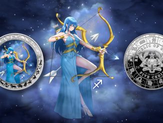 Sagittarius - Anime Zodiac Series series coin collection - Ghana 1oz pure silver coin