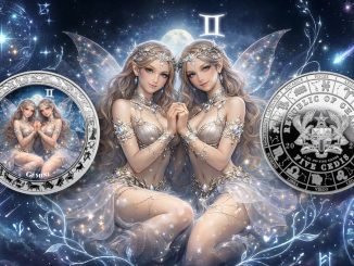 Gemini - Goddesses Zodiac Series series coin collection - Ghana 1oz pure silver coin