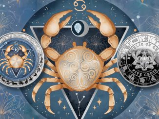 Cancer - Aquarelle Zodiac Series series coin collection - Ghana 1oz pure silver coin