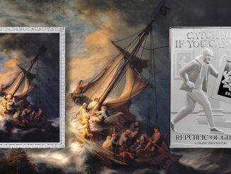 Storm on the Sea of Galilee by Rembrandt - Catch Me If You Canvas (Stolen Art) series coin collection - Ghana 1oz pure silver coin