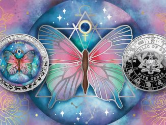 Libra - Aquarelle Zodiac Series series coin collection - Ghana 1oz pure silver coin