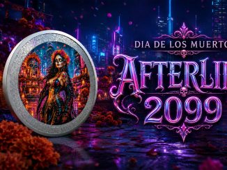 Afterlife 2099 - Dia De Los Muertos series - 2026 Gibraltar 1 Pound - 1oz pure silver coin POPCOINS