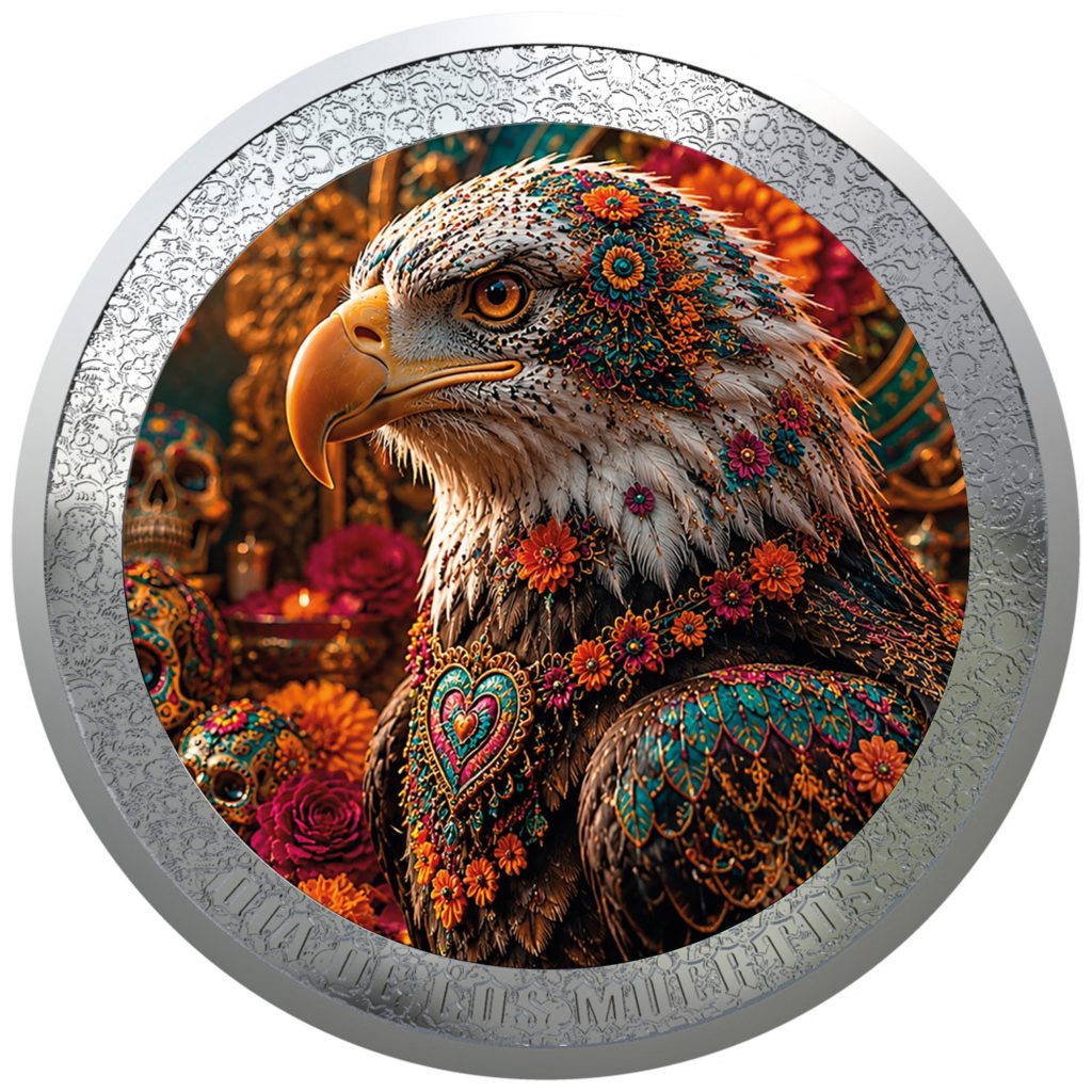 Guardian of the Sky - Dia De Los Muertos series - 2026 Gibraltar 1 Pound - 1oz pure silver coin POPCOINS