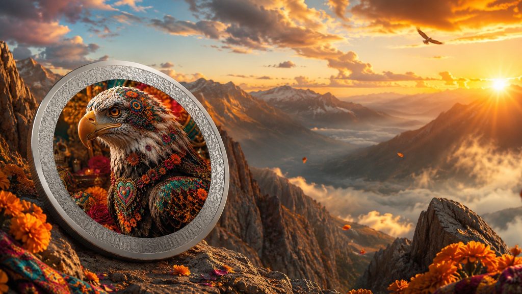 Guardian of the Sky - Dia De Los Muertos series - 2026 Gibraltar 1 Pound - 1oz pure silver coin POPCOINS