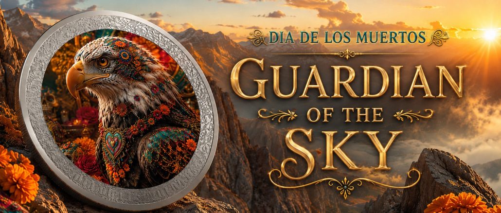 Guardian of the Sky - Dia De Los Muertos series - 2026 Gibraltar 1 Pound - 1oz pure silver coin POPCOINS