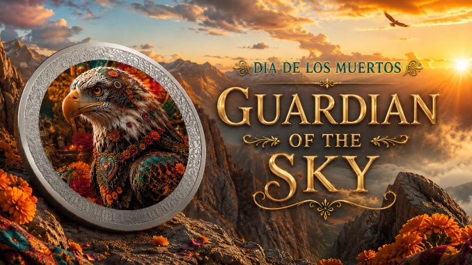 Guardian of the Sky - Dia De Los Muertos series - 2026 Gibraltar 1 Pound - 1oz pure silver coin POPCOINS