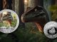 Velociraptor - Jurassic Life Dinosaurs - Liberia 1oz pure silver coin