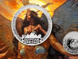 Isis - Egyptian Heritage coin collection - Liberia 1oz pure silver coin