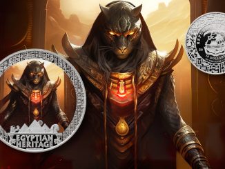 Sekhmet - Egyptian Heritage coin collection - Liberia 1oz pure silver coin