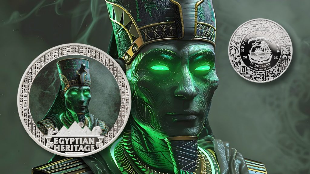 Sekhmet - Egyptian Heritage coin collection - Liberia 1oz pure silver coin
